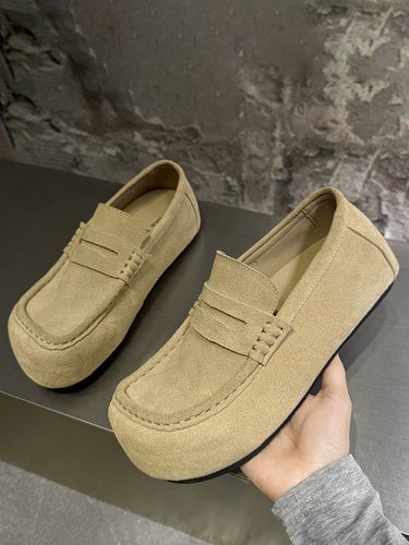 Mocassins décontractéss bout rond à enfiler style penny mocassins - milanoo.com - Modalova