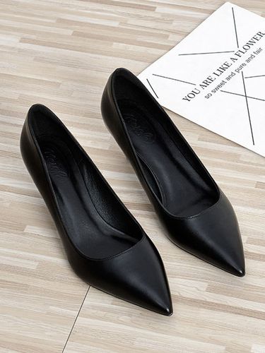 Escarpins à petits talons bout pointu chaussures à enfiler - milanoo.com - Modalova