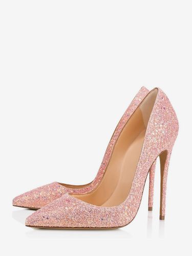 Escarpins à paillettes à bout pointu chaussures de soirée faciles à enfiler - milanoo.com - Modalova