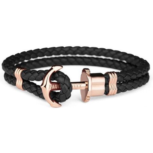Bracelet Paul Hewitt PH_PH_L_R_B - Bracelet Ancre IP Rose Cuir - Paul Hewitt Bijoux - Modalova