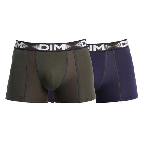 Pack de 2 boxers ceinture élastique - respirant - Dim Underwear - Modalova