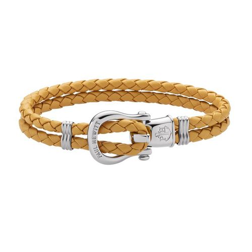 Bracelet Paul Hewitt PH-FSH-L-S-CA - Acier PHINITY Cuir Moutarde - Paul Hewitt Bijoux - Modalova
