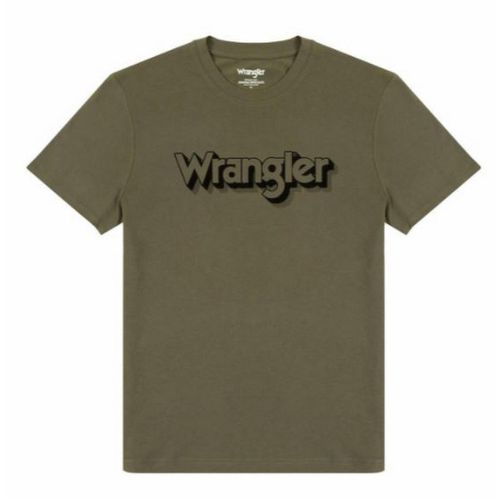 T-Shirt Homme SS Logo Tee - Wrangler - Modalova