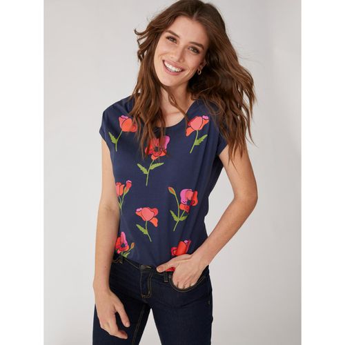 T-Shirt manches courtes imprimé floral - Venca - Modalova