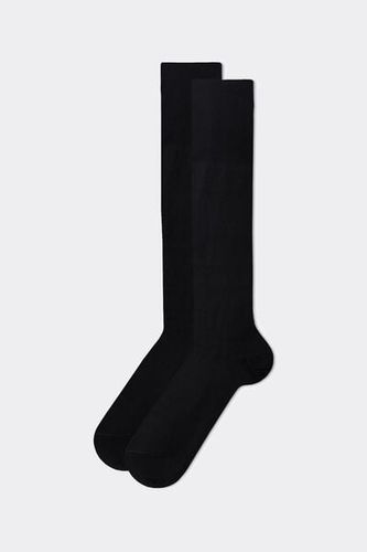 Men’s Lisle Thread Long Socks Man Size 10 - Calzedonia - Modalova