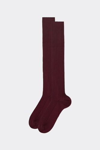 Men’s Lisle Thread Ribbed Long Socks Man Size 42-43 - Calzedonia - Modalova