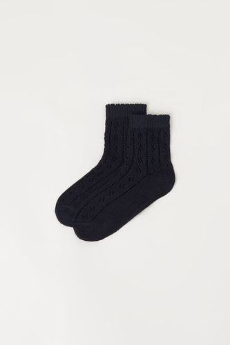 Girls’ Fretwork Short Socks Unisex Size 33-36 - Calzedonia - Modalova