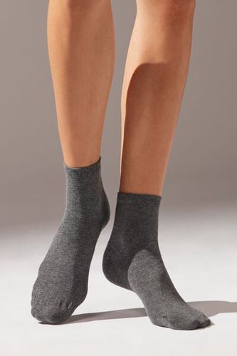 Short Socks with Trimmed Cuffs Woman Size 39-41 - Calzedonia - Modalova