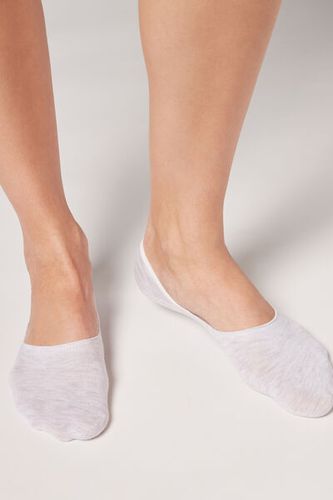 Unisex Cotton Invisible Socks Woman Grey Size 44-45 - Calzedonia - Modalova