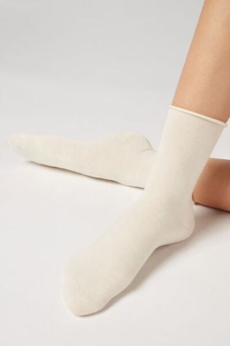 Wool and Cotton Short Socks Woman Size TU - Calzedonia - Modalova