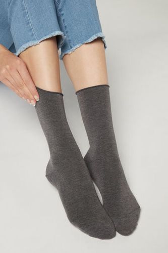 Ankle Socks with Cashmere Woman Size 36-38 - Calzedonia - Modalova