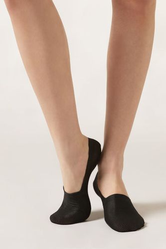Mesh Invisible Socks Woman Black Size TU - Calzedonia - Modalova