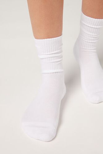 Sport Socks Woman White Size M/L - Calzedonia - Modalova