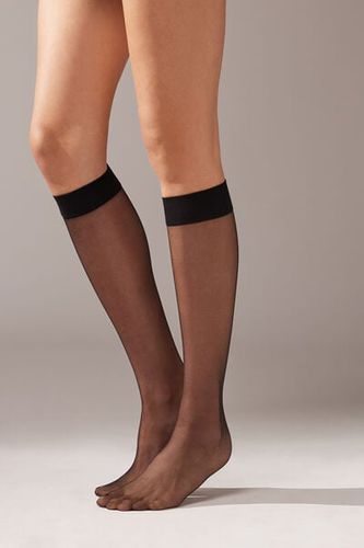 Denier Sheer Comfort Cuff Knee-Highs Woman Black Size TU - Calzedonia - Modalova