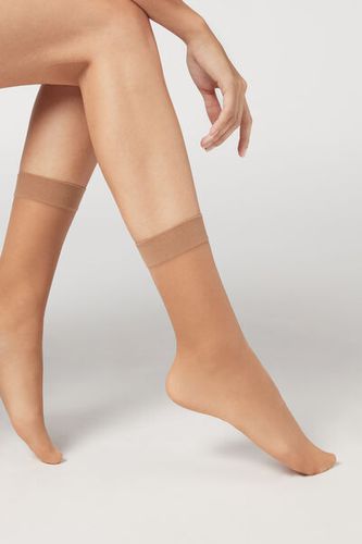 Denier 3/4 Length Sheer Socks Woman Size TU - Calzedonia - Modalova