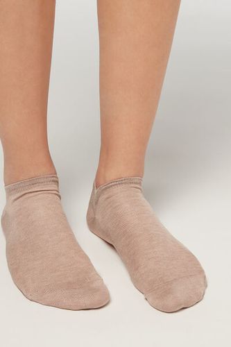 Unisex Cotton No-Show Socks Man Nude Size 34-36 - Calzedonia - Modalova