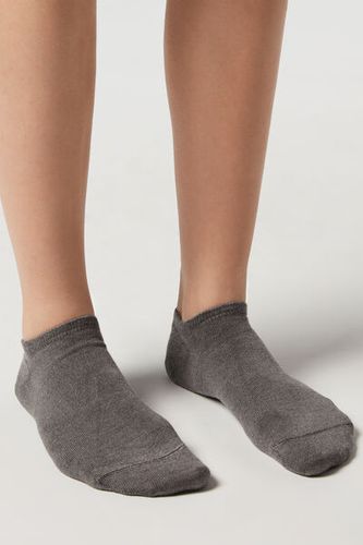 Unisex Cashmere Blend No-Show Socks Man Size 40-41 - Calzedonia - Modalova