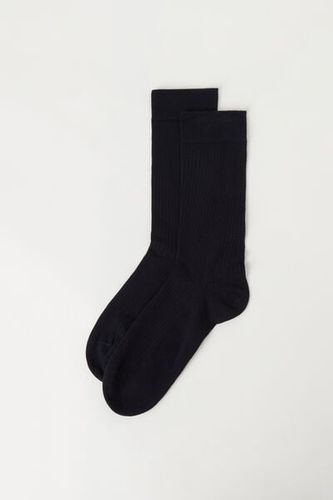 Men’s Ribbed Short Socks Man Blue Size TU - Calzedonia - Modalova