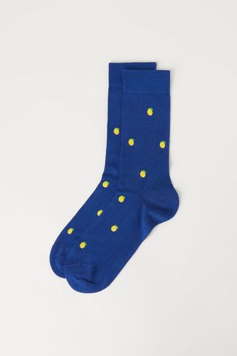 Men’s All Over Patterned Short Socks Man Blue Size TU - Calzedonia - Modalova