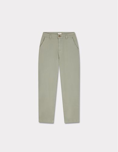 Pantalon chino longueur cheville - vert - celio - Modalova