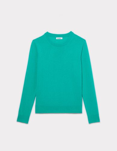 Pull en 100% cachemire à col rond - vert émeraude - celio - Modalova