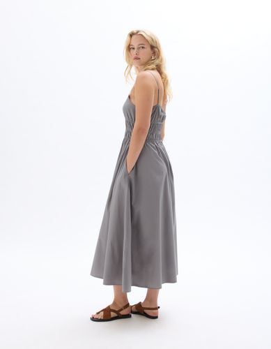 Robe à bretelles cintrée - gris - celio - Modalova