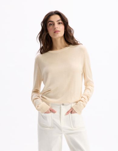 Pull maille fine à manches longues - celio - Modalova