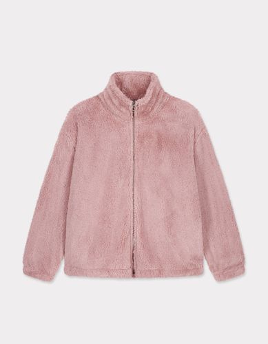 Veste polaire fluffy - rose - celio - Modalova