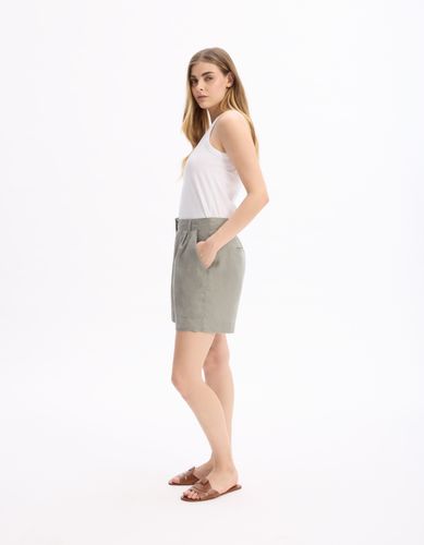 Short en lin - gris - celio - Modalova