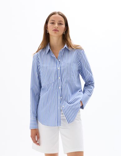 Chemise en popeline rayée oversize - celio - Modalova