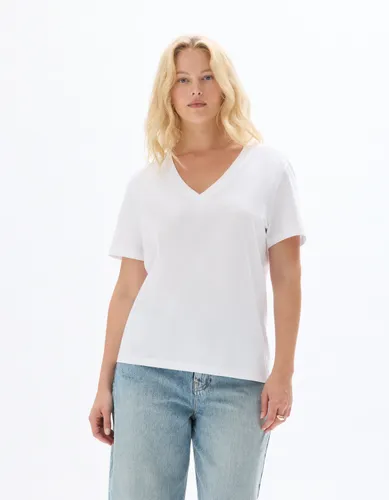 T-shirt manches courtes à col V - celio - Modalova