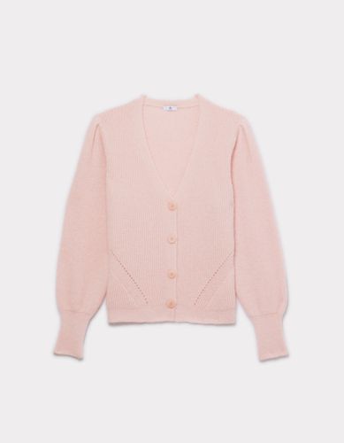 Gilet boutonné - rose pâle - celio - Modalova