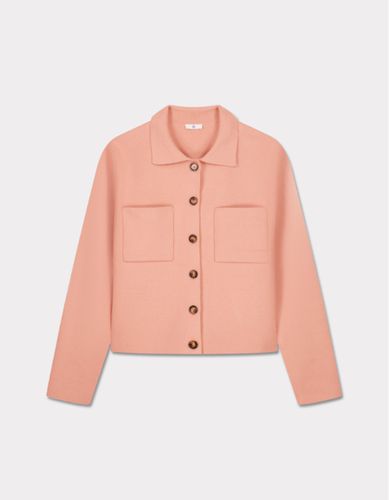 Gilet en maille compacte - rose - celio - Modalova