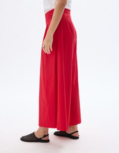 Pantalon légé fluide - rouge - celio - Modalova