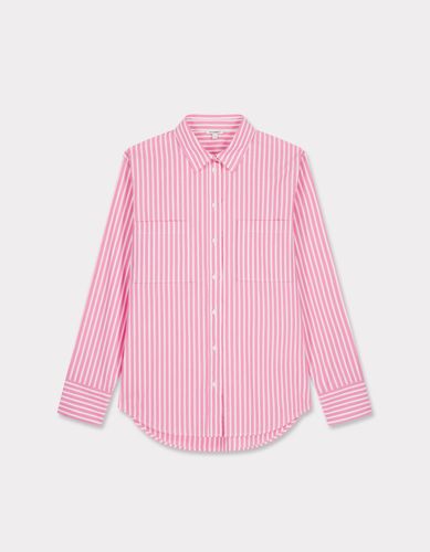 Chemise en popeline rayée oversize - celio - Modalova