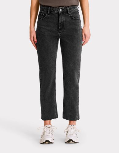 Jean droit 7/8è - gris clair - celio - Modalova