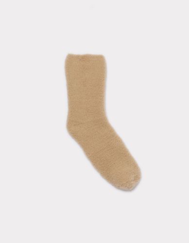 Chaussettes fluffy - taupe - celio - Modalova