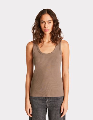 Débardeur côtelé en coton stretch - celio - Modalova