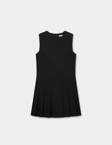 Robe courte à plis - noir - celio - Modalova