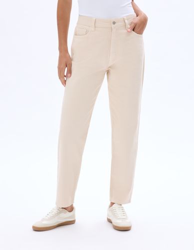 Pantalon MOM - beige - celio - Modalova