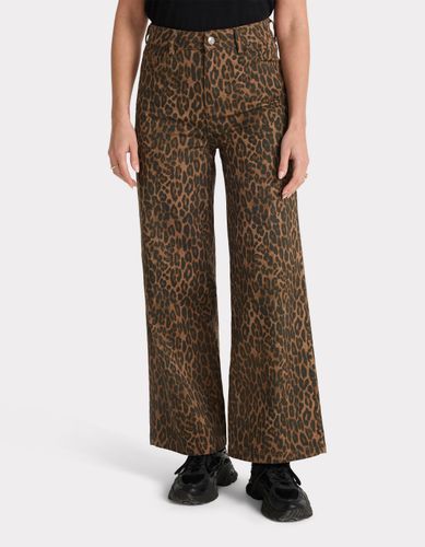 Pantalon cheville large - léopard - celio - Modalova