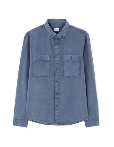 Chemise regular en jean 2 poches - bleu - camaieu - Modalova