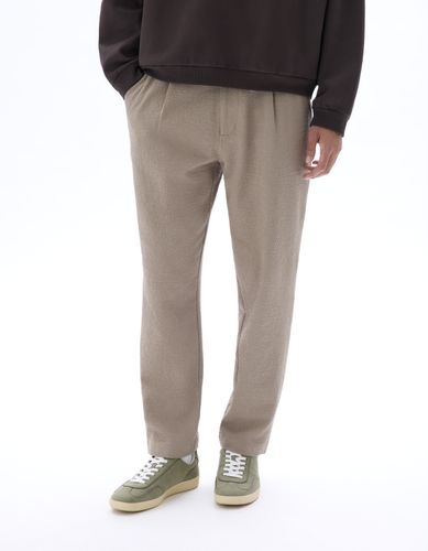 Pantalon 24H slim seersucker - camaieu - Modalova