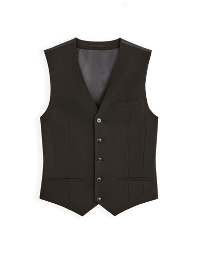 Gilet de costume slim stretch - camaieu - Modalova