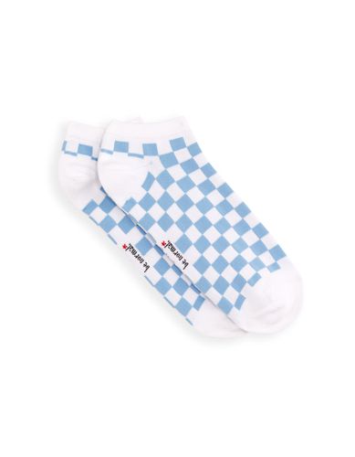 Chaussettes courtes sport damier - camaieu - Modalova