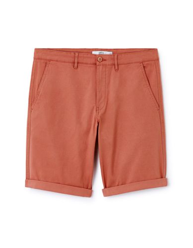 Bermuda coton stretch - marron - camaieu - Modalova