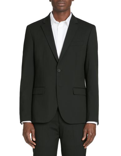 Veste de costume slim stretch - vert foncé - camaieu - Modalova