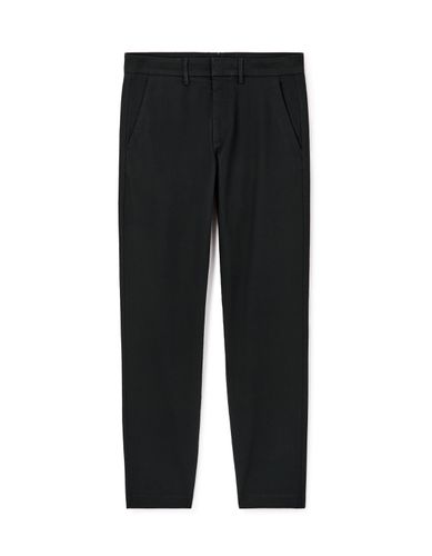 Pantalon chino straight en coton stretch - camaieu - Modalova