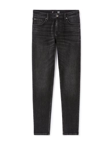 Jean slim coton stretch C25 3 longueurs - noir - camaieu - Modalova