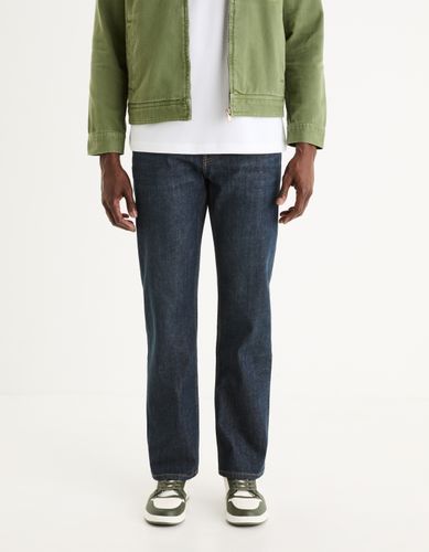 Jean C.5 regular coton stretch 3 longueurs - bleu foncé - camaieu - Modalova